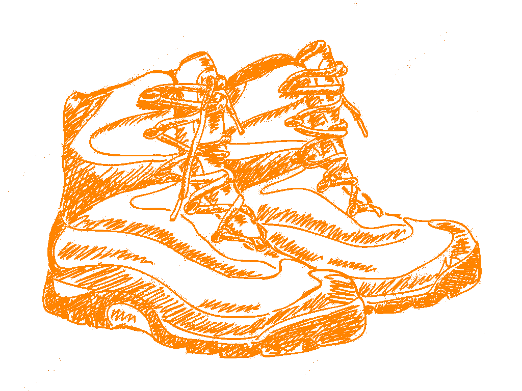 Niveau modéré (chaussures oranges)