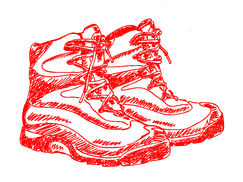 Niveau soutenu (chaussures rouges) :